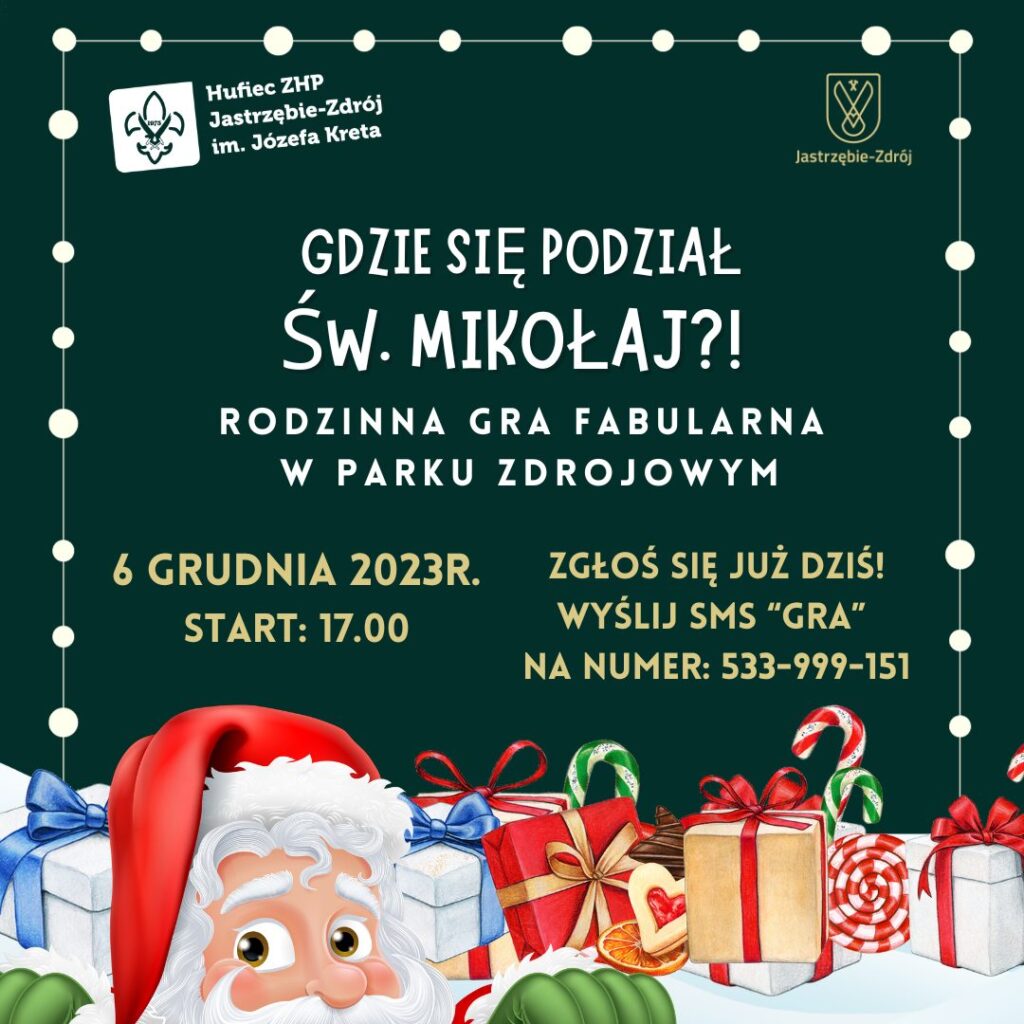 Gra Fabularna „Gdzie się podział święty Mikołaj?!”